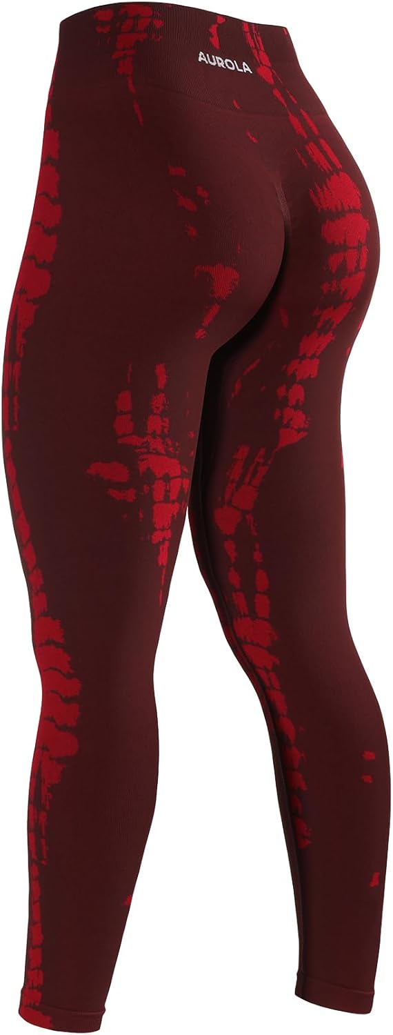 AUROLA Serpent Snake Seamless Scrunch Workout Leggings Review