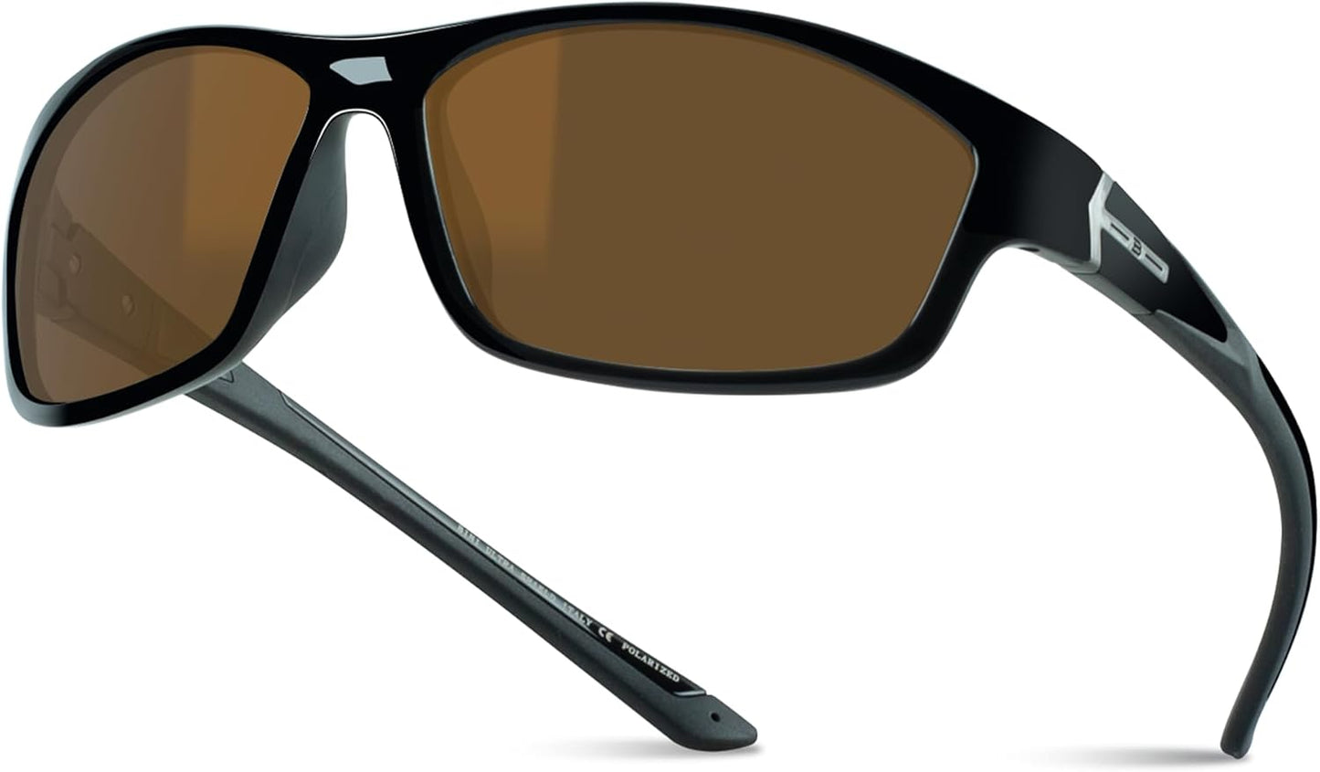 B.N.U.S Polarized Sunglasses with Corning Glass Lenses for All