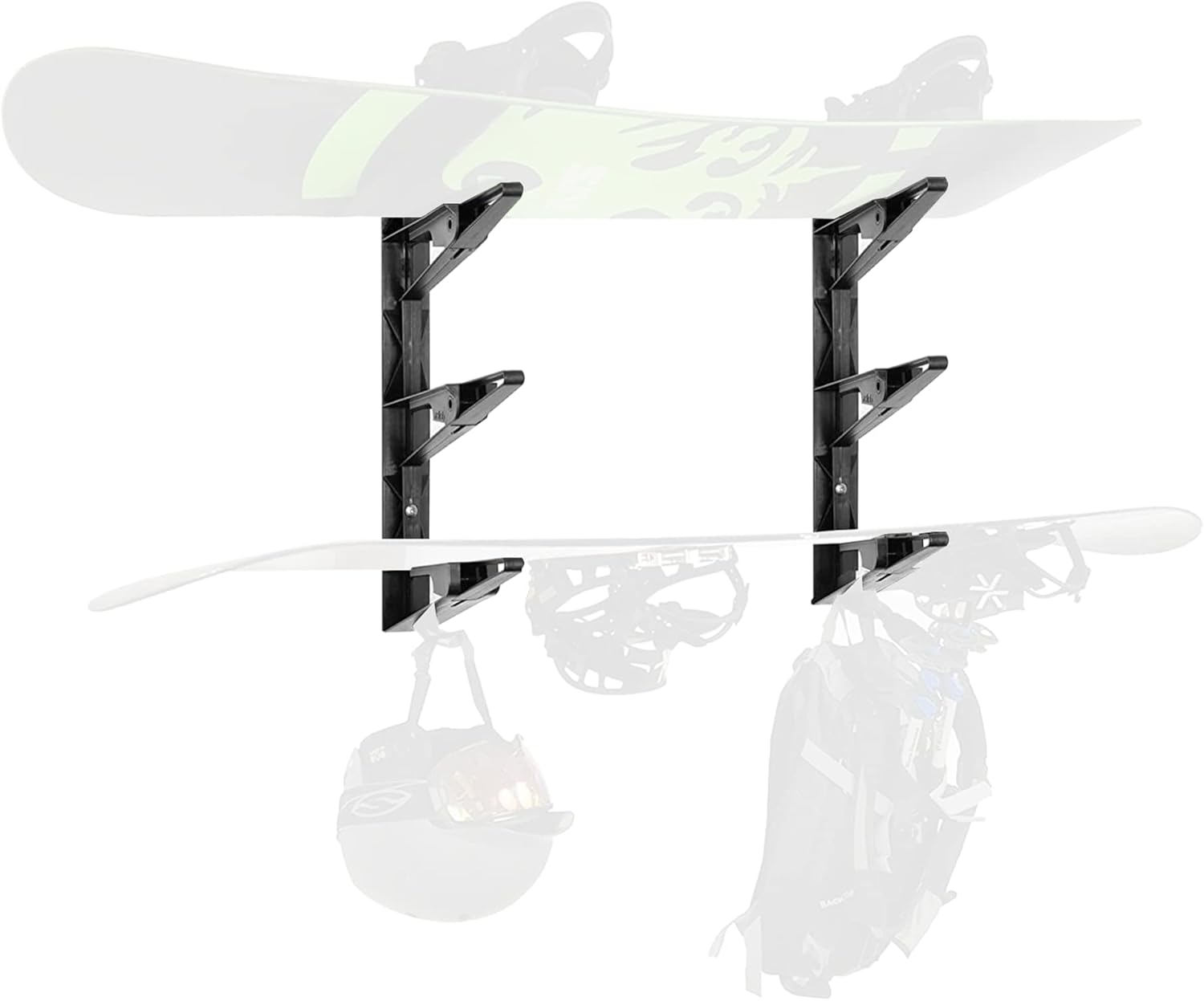 Space-Saving 3-Tier Wall Rack by Delta Cycle - Convenient Storage