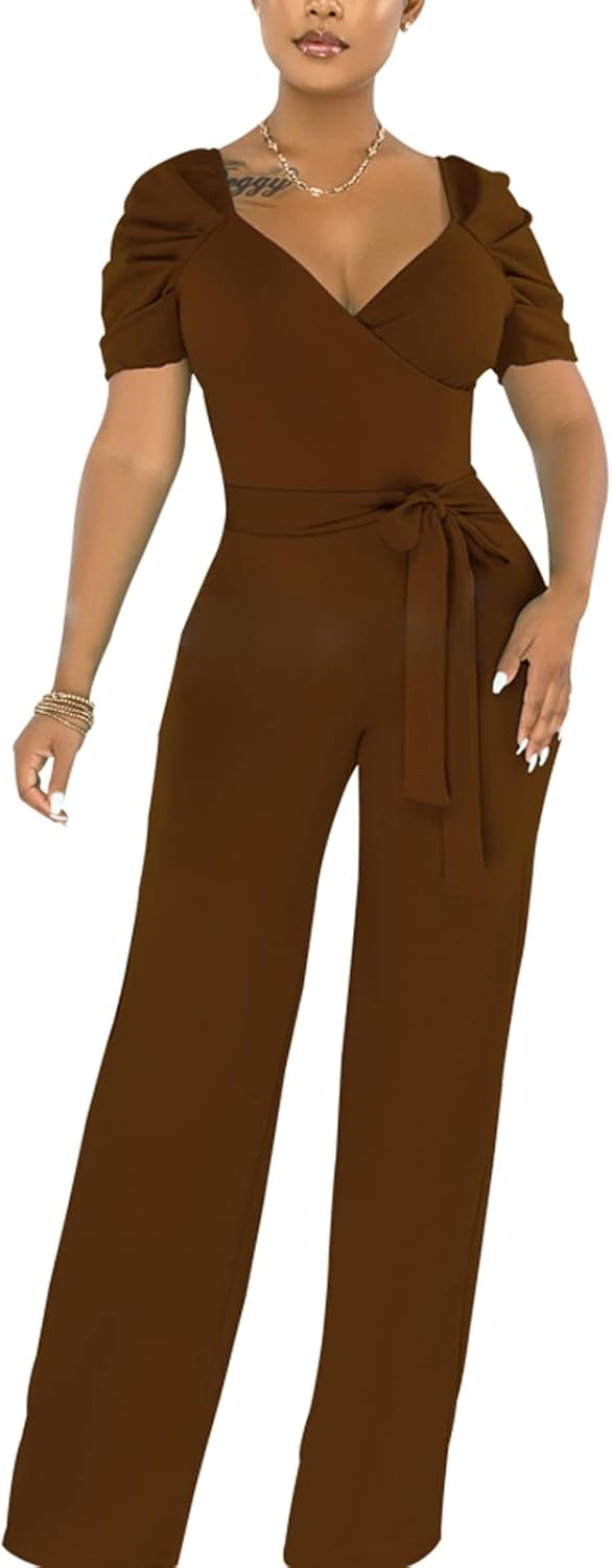 ZonJie Sexy Jumpsuits for Women Plus Size Summer Party Wear