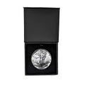 1989 U.S. Silver Eagle in Air Tite in Magnet Close Black Gift Box