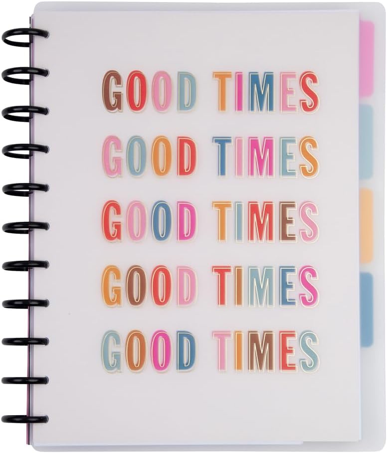 Happy Planner Undated Monthly Planner Notebook Journal for 2023