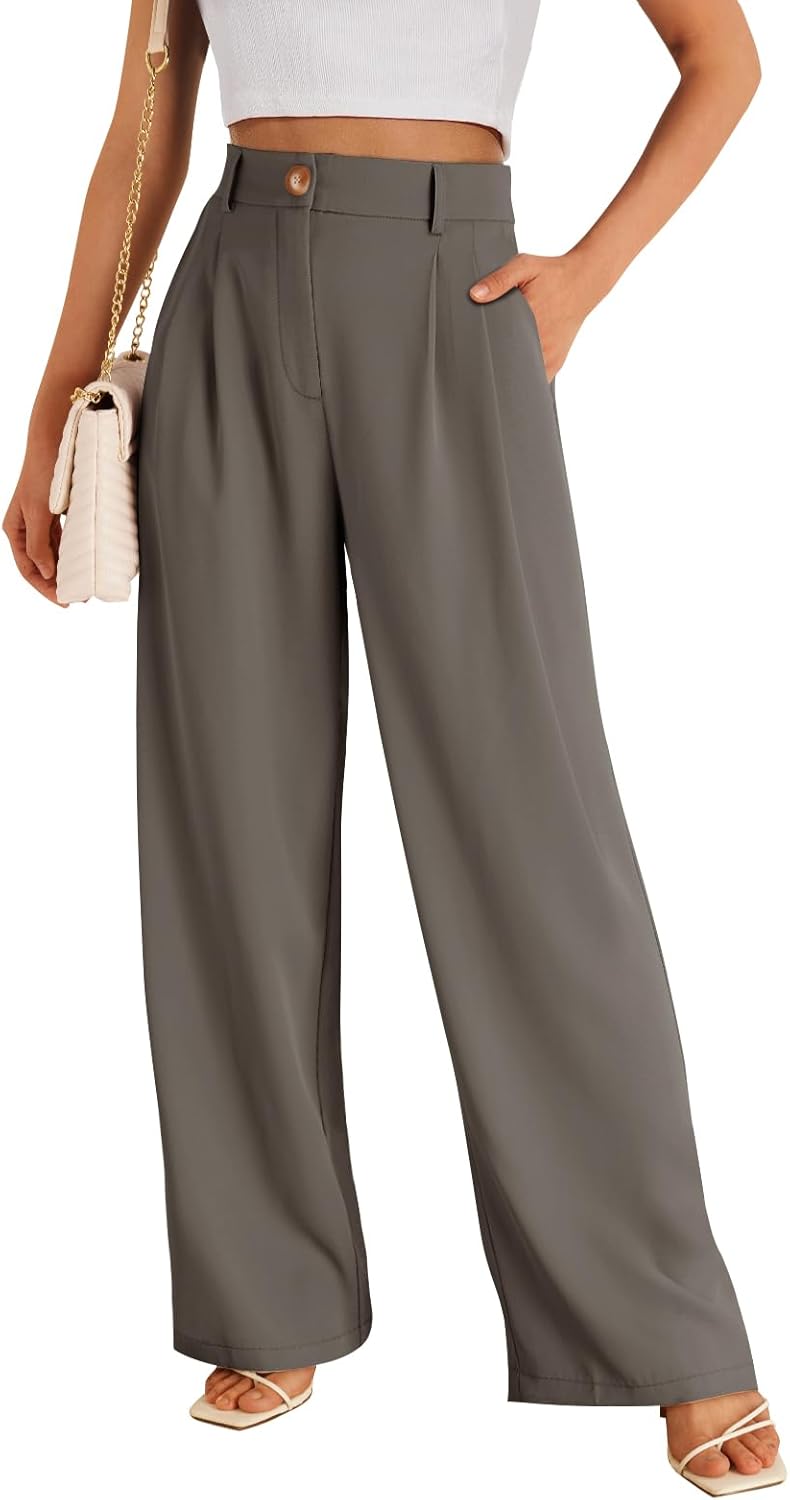 LILLUSORY Wide Leg Dress Pants for Effortless Style and Comfort