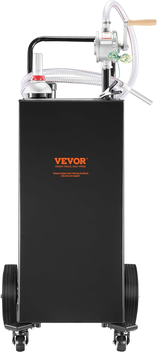 VEVOR Fuel Caddy 30 Gallon Portable Gas Caddy for Easy Use