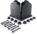 Ozco Laredo Sunset 8x8 Post Base Kit - Durable Galvanized Post Anchor