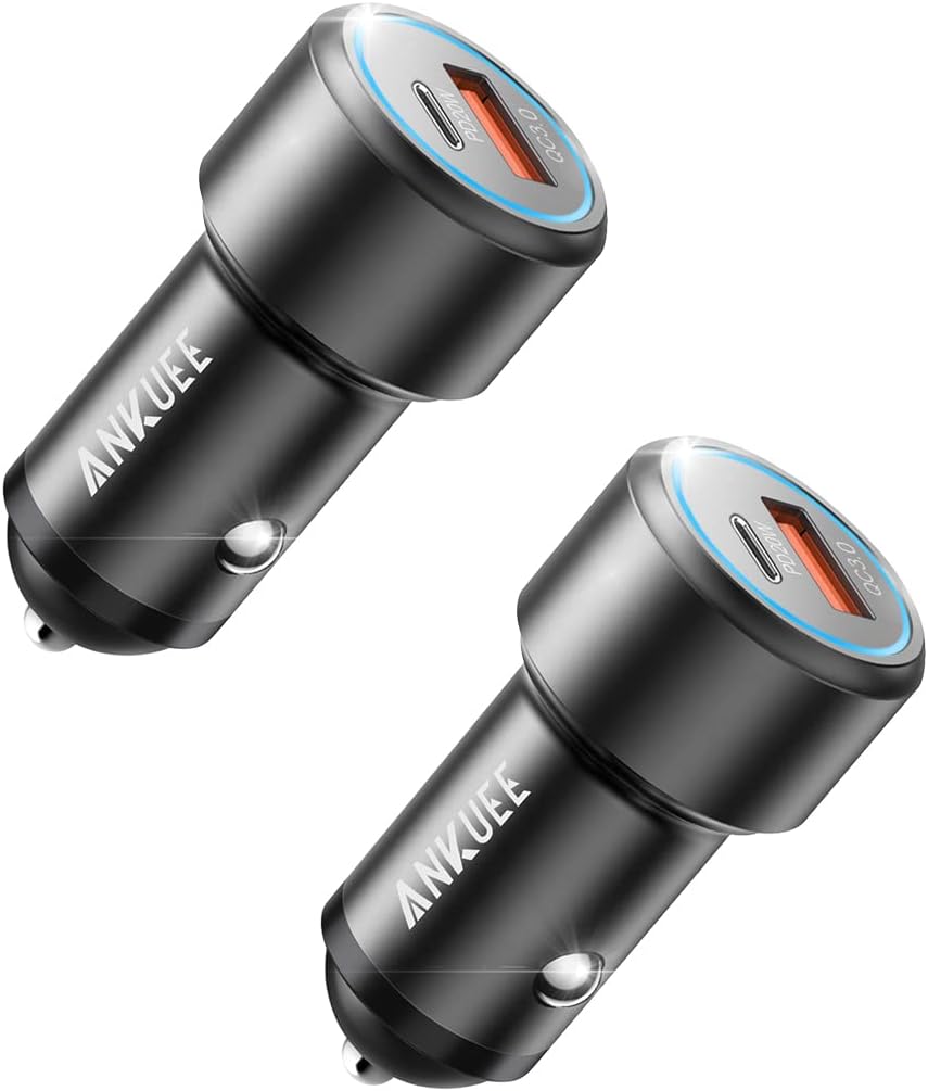 Fast Dual Charging Car Adapter for iPhone & Android