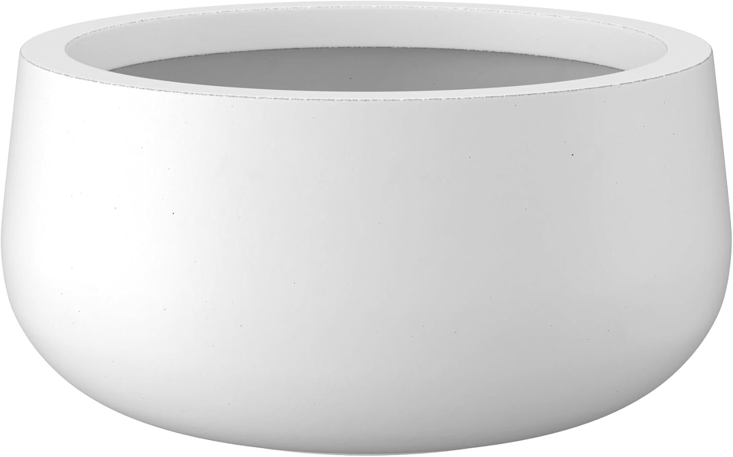 Kante 19.6in Dia Round Concrete Planter for Indoor Outdoor Use