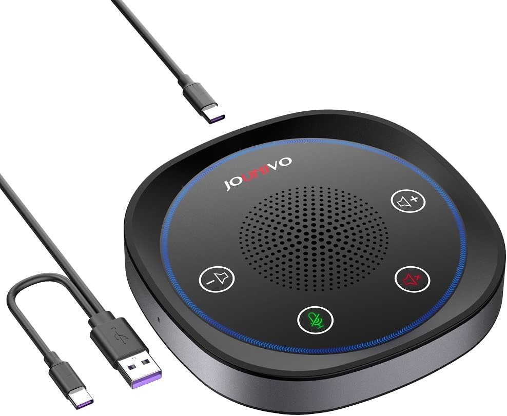 JOUNIVO USB Speakerphone: Immersive Meeting Sound