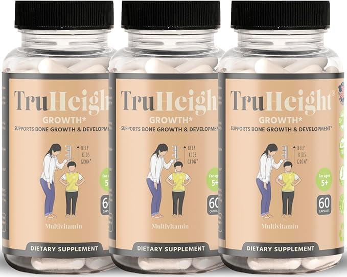 TruHeight Growth Capsules for Kids & Teens - Natural Supplement