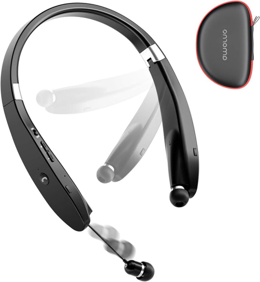 AMORNO Retractable Bluetooth Headphones