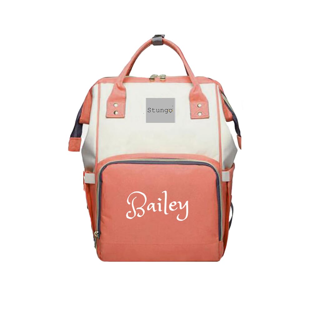 Personalized Large Diaper Bag Knapsack for Infants and Toddlers
