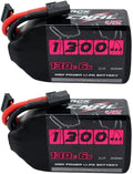 CNHL 1300mAh 130C 6S Lipo Battery 22.2V XT60 - High Power for FPV