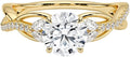 1-3 CT Moissanite Engagement Ring - Round Brilliant Customizable