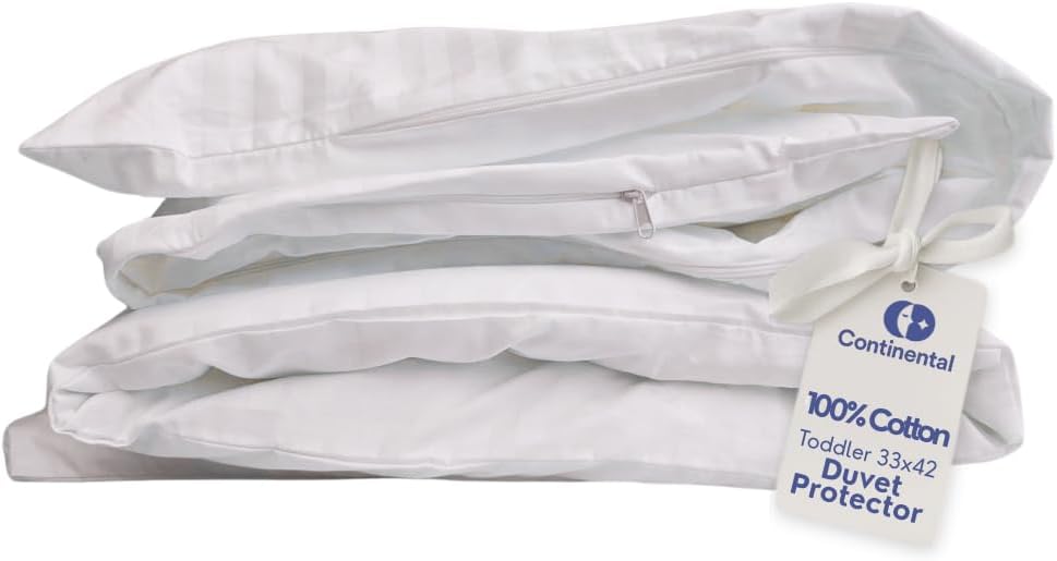 Duvet Cover Protector for Toddler Comforter, 100% Cotton