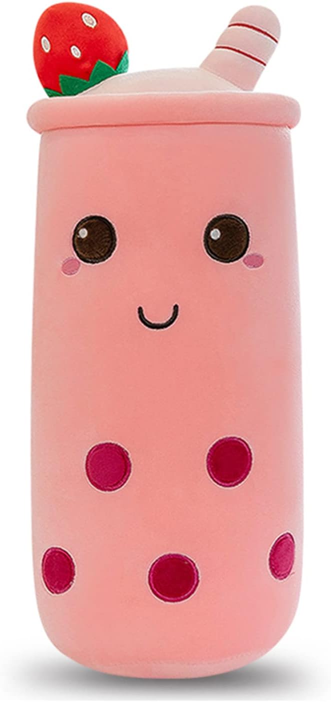 Cute Plushies Long Strawberry Pillow for Kids and Adults