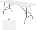 HAISIWLKJ Folding Table 8 FT Portable Outdoor Table - Sturdy Dining