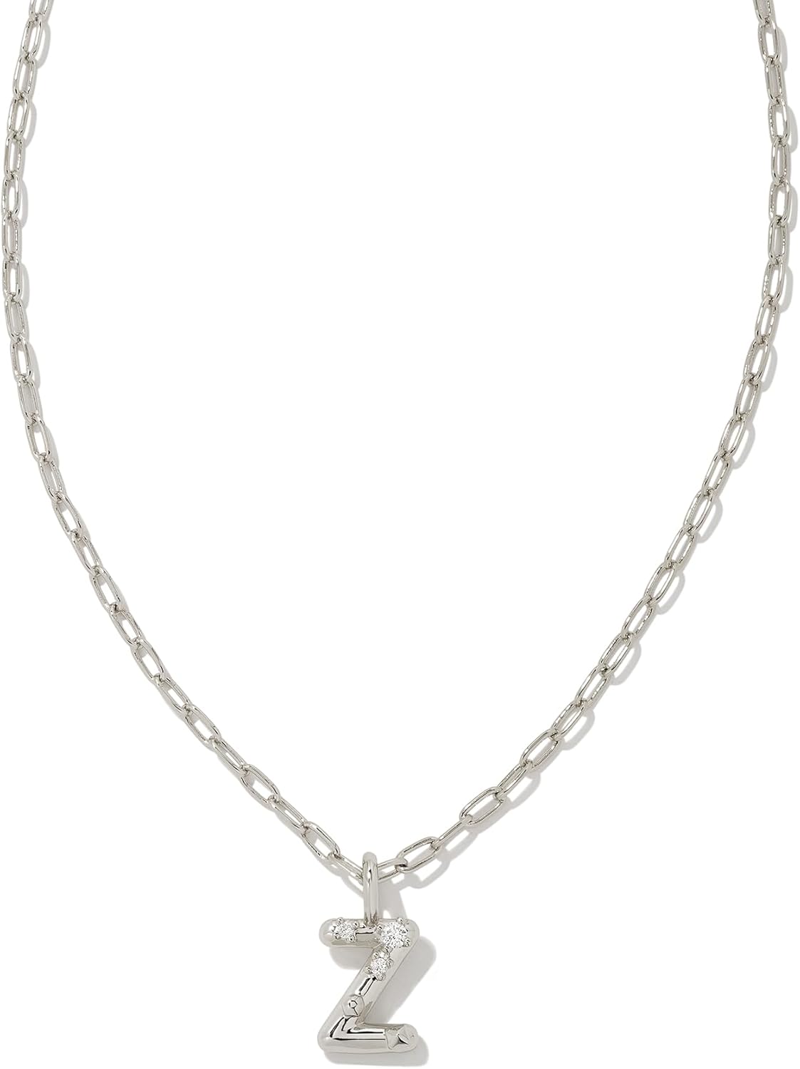 Kendra Scott Crystal Letter Short Pendant Necklace for Women