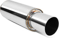 4 in Stainless Steel Straight Through Exhaust Muffler - Quiet