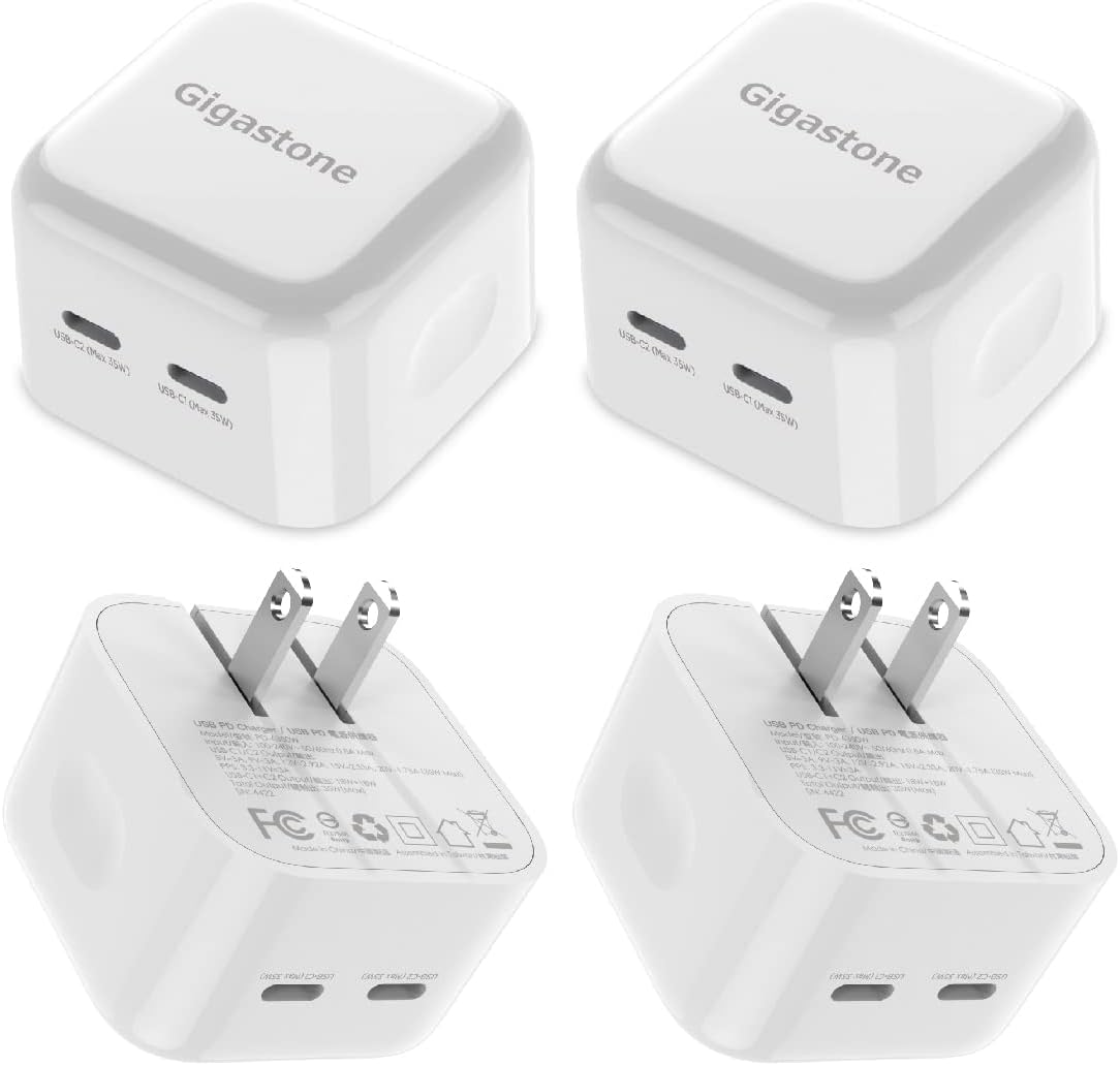 Fast Charge 4 Pack USB C GaN Charger