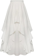 Scarlet Darkness Women Renaissance Long Maxi Skirt - Flowy Double chic