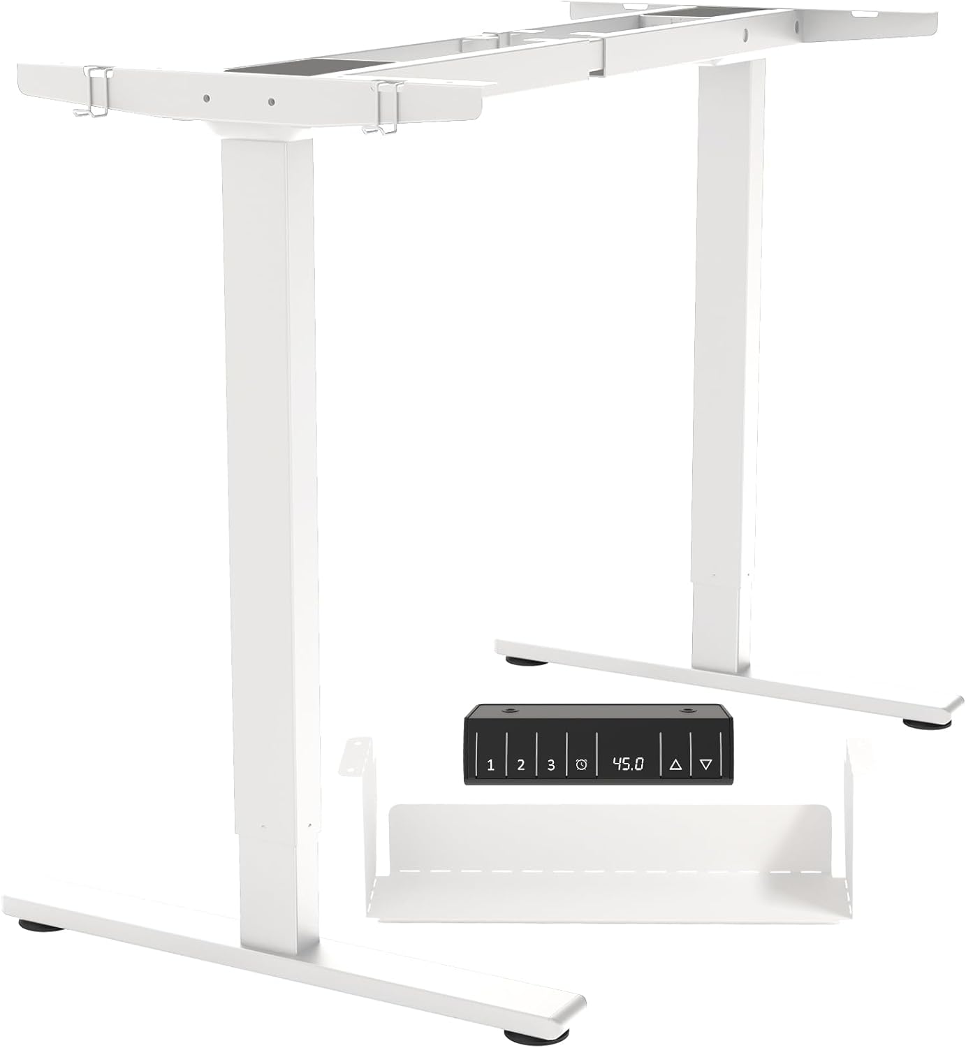 Dual Motor Standing Desk Frame with 256 lbs Capacity for Comfort