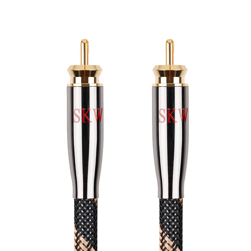 SKW Digital Coaxial Cable RCA to RCA for HiFi Systems 9.8ft