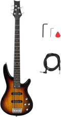 Ktaxon 5 String Electric Bass Guitar - Full Size Rosewood Neck