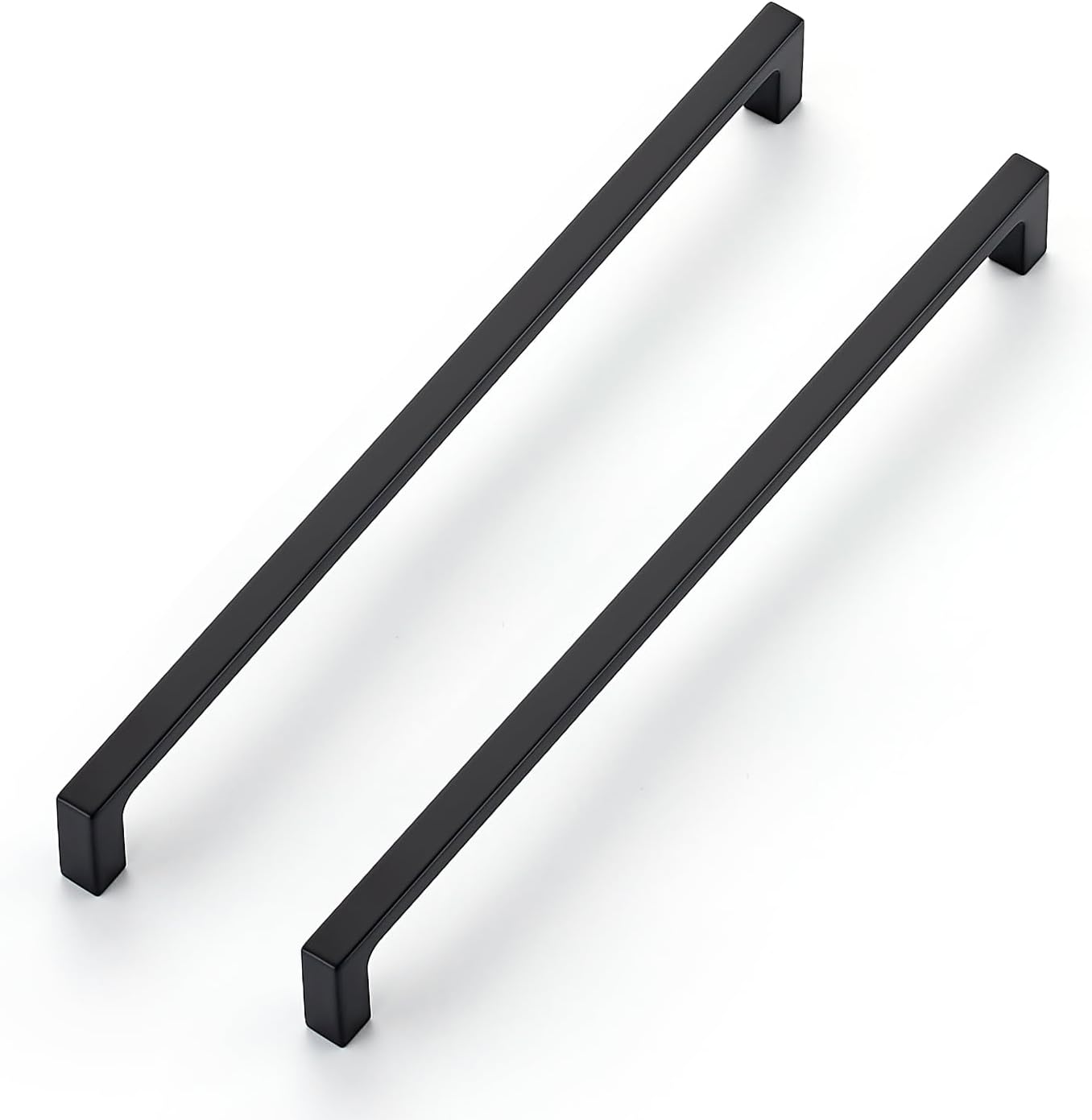 Ravinte 50 Pack 10-inch Matte Black Cabinet Pulls for Kitchen