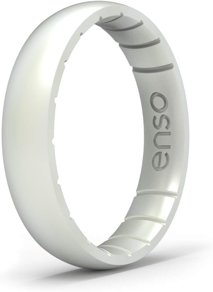 Enso Rings Thin Elements Silicone Ring for Stackable Style