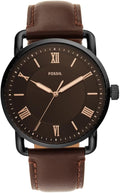 Fossil Men's Stainless Steel Leather Watch - Timeless Style