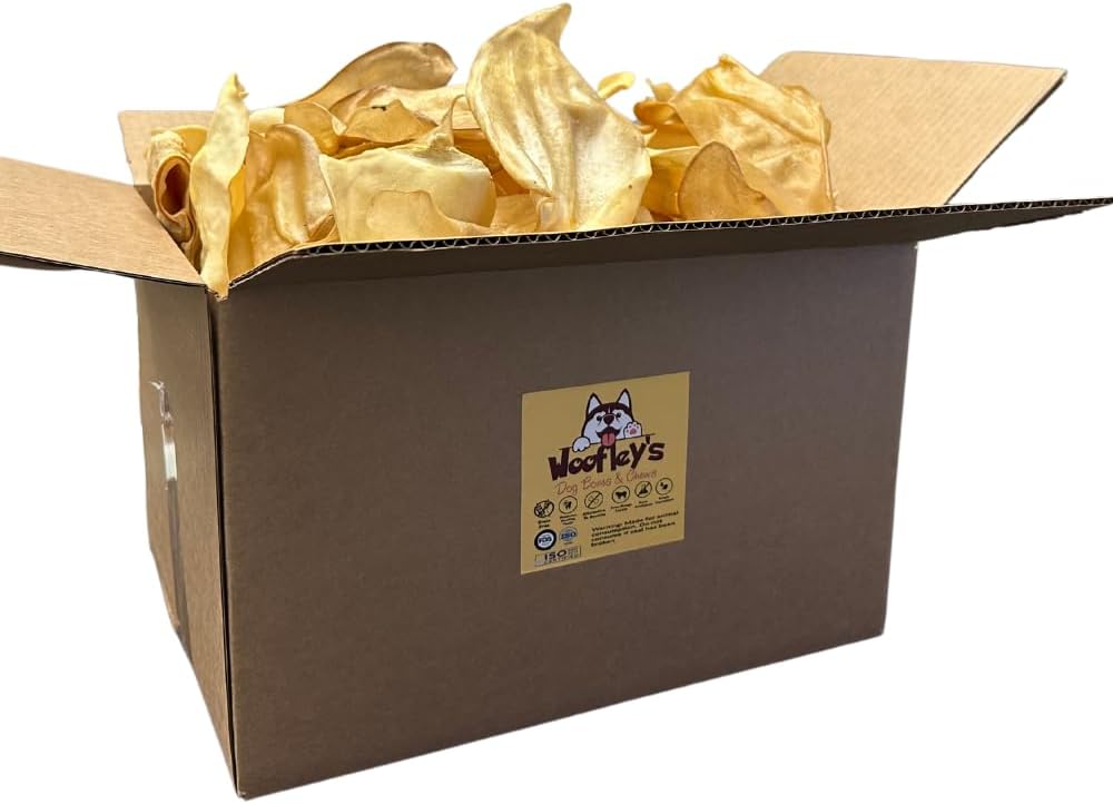 Woofley's White Cow Ears - Natural Chews for Healthy Dogs