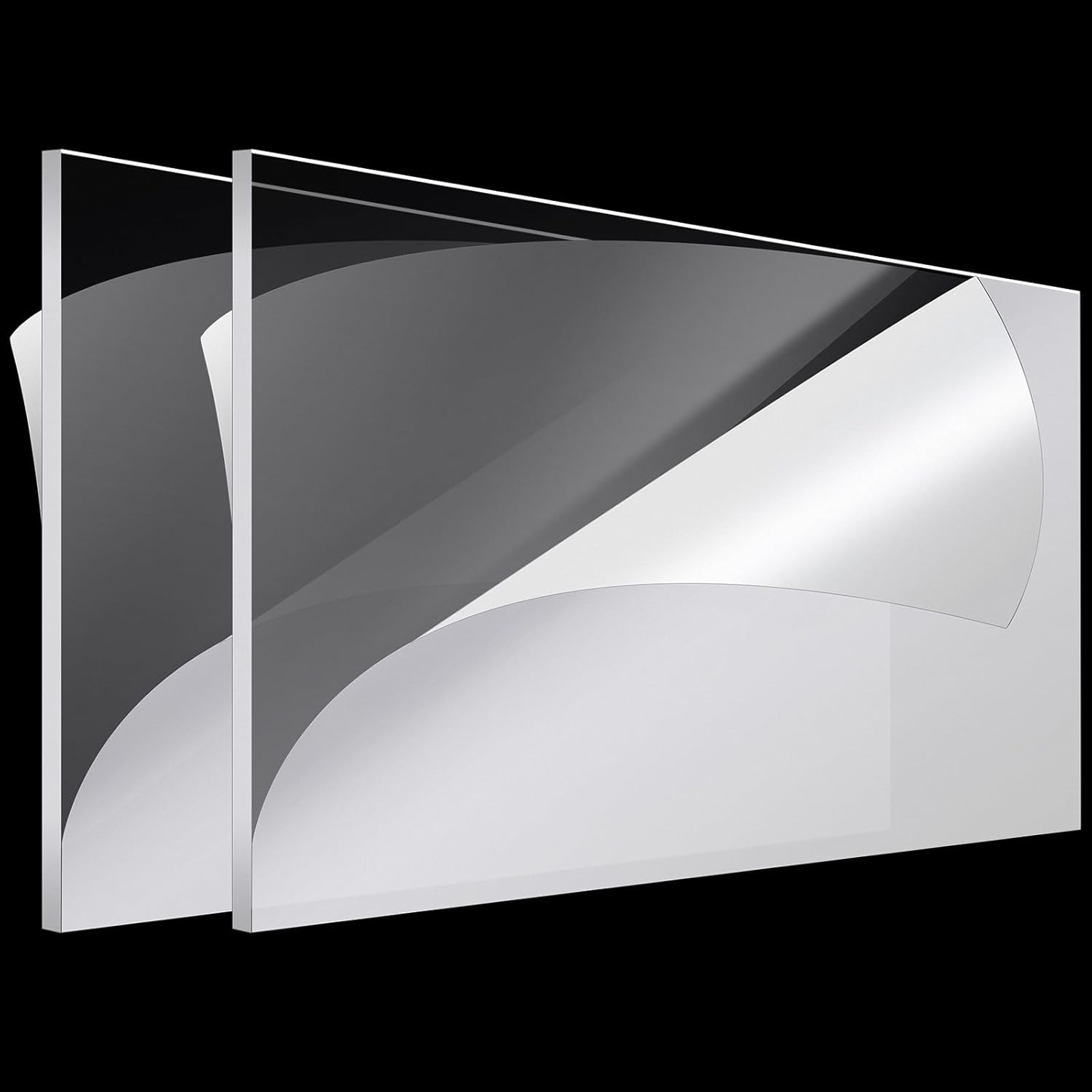Clear Acrylic Sheet for Craft Engraving and Display Projects