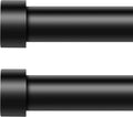 2 Pack Curtain Rods for Windows 28 to 48 in - Heavy Duty Adjustable