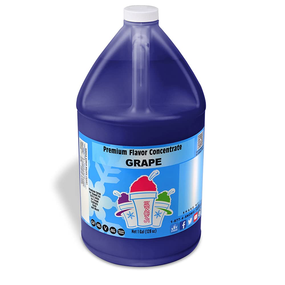 Snowie Shaved Ice Grape Flavor Concentrate for Delicious Treats