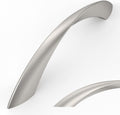 Brushed Satin Nickel 3.75 in Twisted Cabinet Pulls - Elegant Hardware