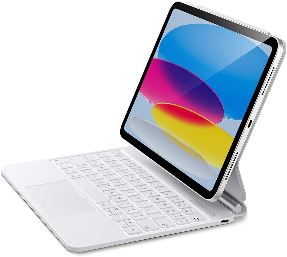 ESR iPad 11th/10th Gen Keyboard Case - Backlit, Floating Stand