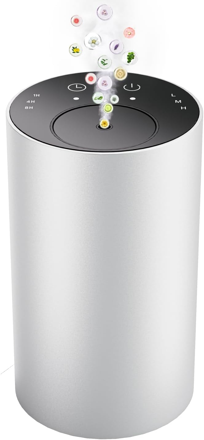 Waterless Essential Oil Diffuser for Home and Car Use