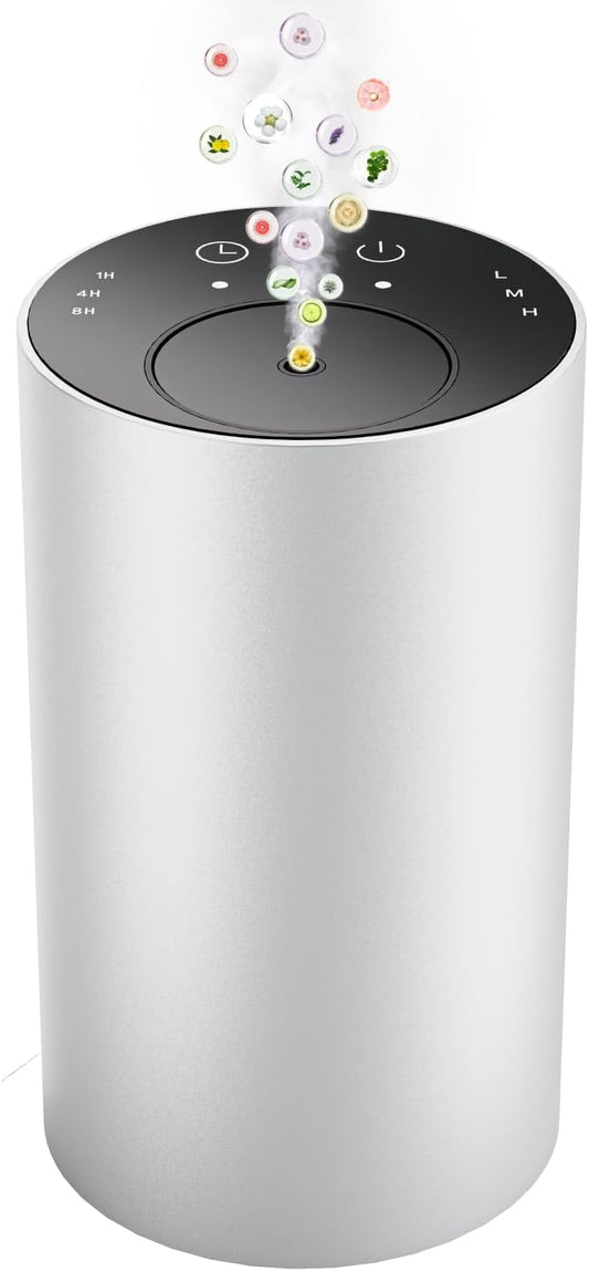 Waterless Essential Oil Diffuser for Home and Car Use
