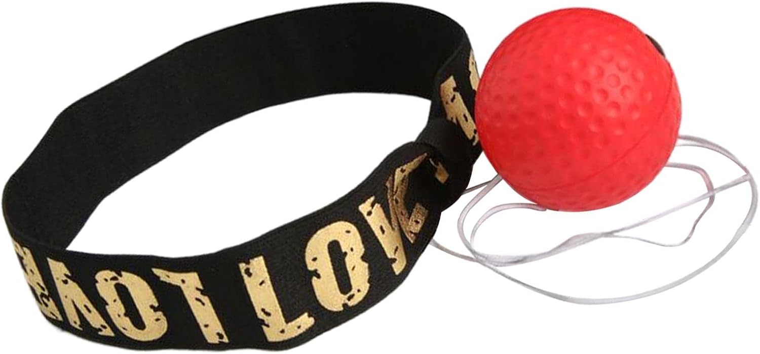 Improve Focus & Speed with Red Boxing Reflex Ball Set