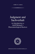 Judgment and Sachverhalt: An Introduction to Adolf Reinach's