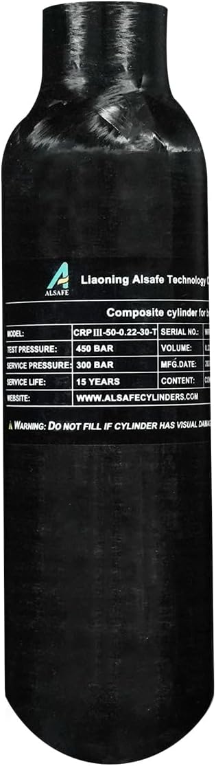 TUXING 4500Psi Carbon Fiber Gas Cylinder - Ultimate Power for PCP Air Rifle