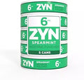 Spearmint 6MG (5-Cans) Nicotine Pouches - Tobacco-Free Spearmint