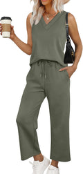 WIHOLL Two Piece Sets for Women Summer Outfits - Comfortable Travel