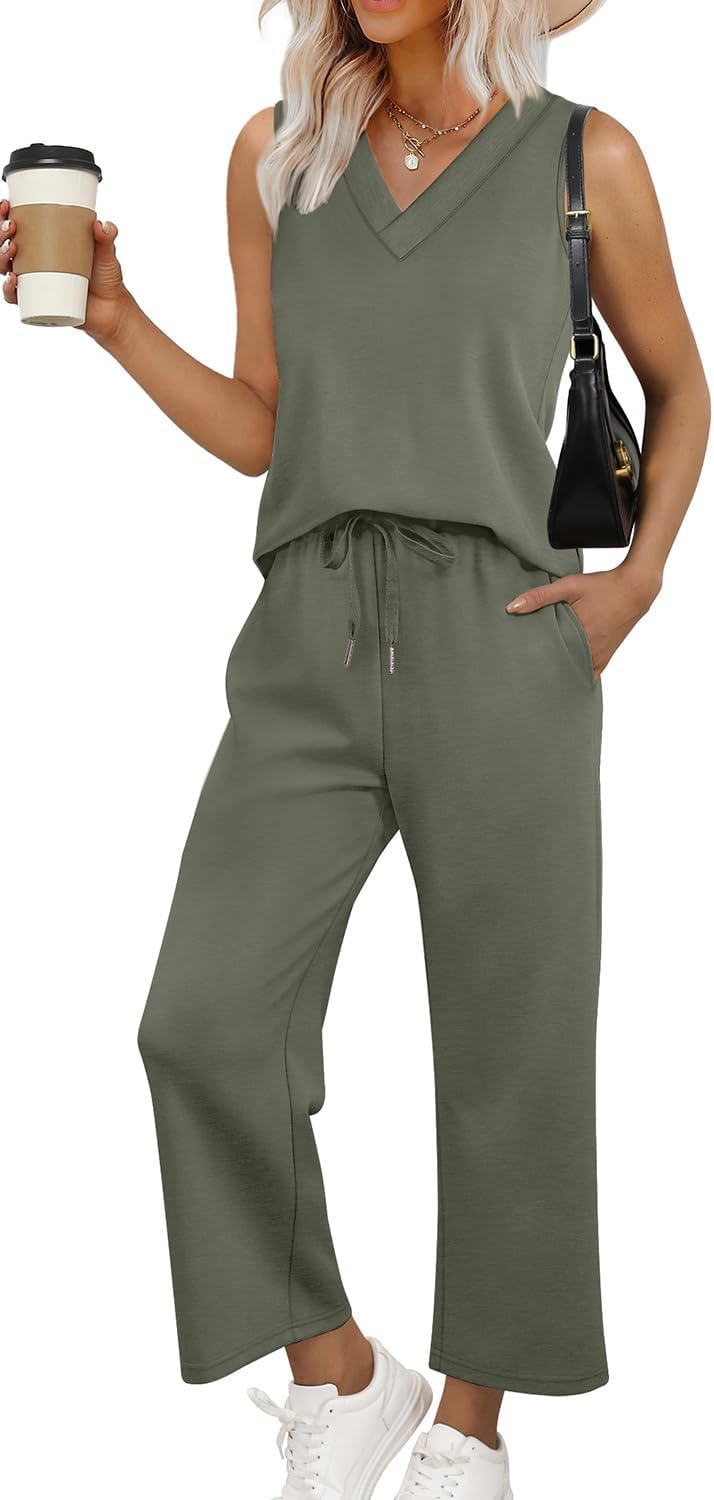 Stylish Two Piece Sets for Women Summer Outfits by WIHOLL