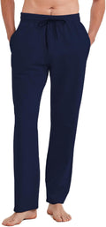 Mens Tall Sweatpants Long Inseam Joggers - Open Bottom Comfort