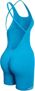 AUROLA Strapy Romper One Piece Jumpsuit - Tummy Control Activewear