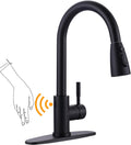Touchless Kitchen Faucet with Sprayer - Smart Motion Sensor Matte