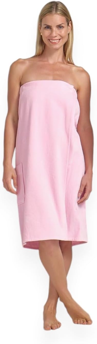 Boca Terry Womens Spa Wrap - Premium Cotton Towel for Comfort
