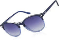 DUCO Retro Round UV400 Polarized Sunglasses DC1230 - Vintage Acetate
