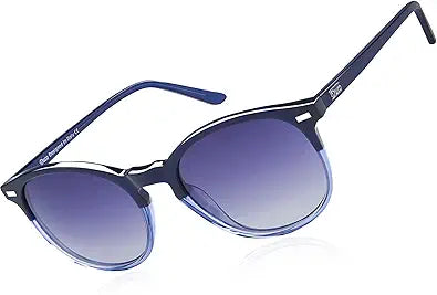 DUCO Retro Round UV400 Polarized Sunglasses for Vintage Style